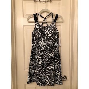 Athleta swim dress - Zebra leaves print